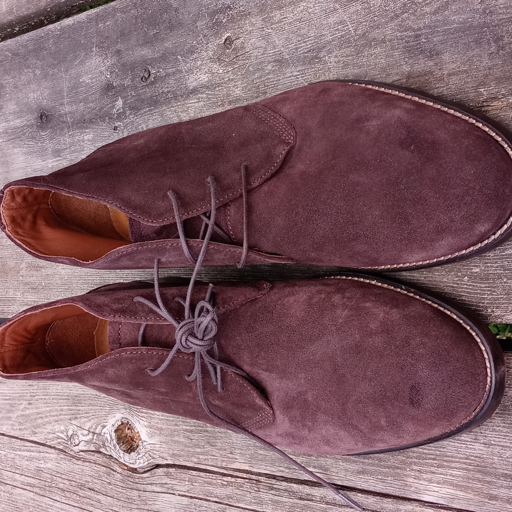 JOHNSTON & MURPHY GENUINE SHEEPSKIN MEN'S SIZE 9M LOW BOOTS